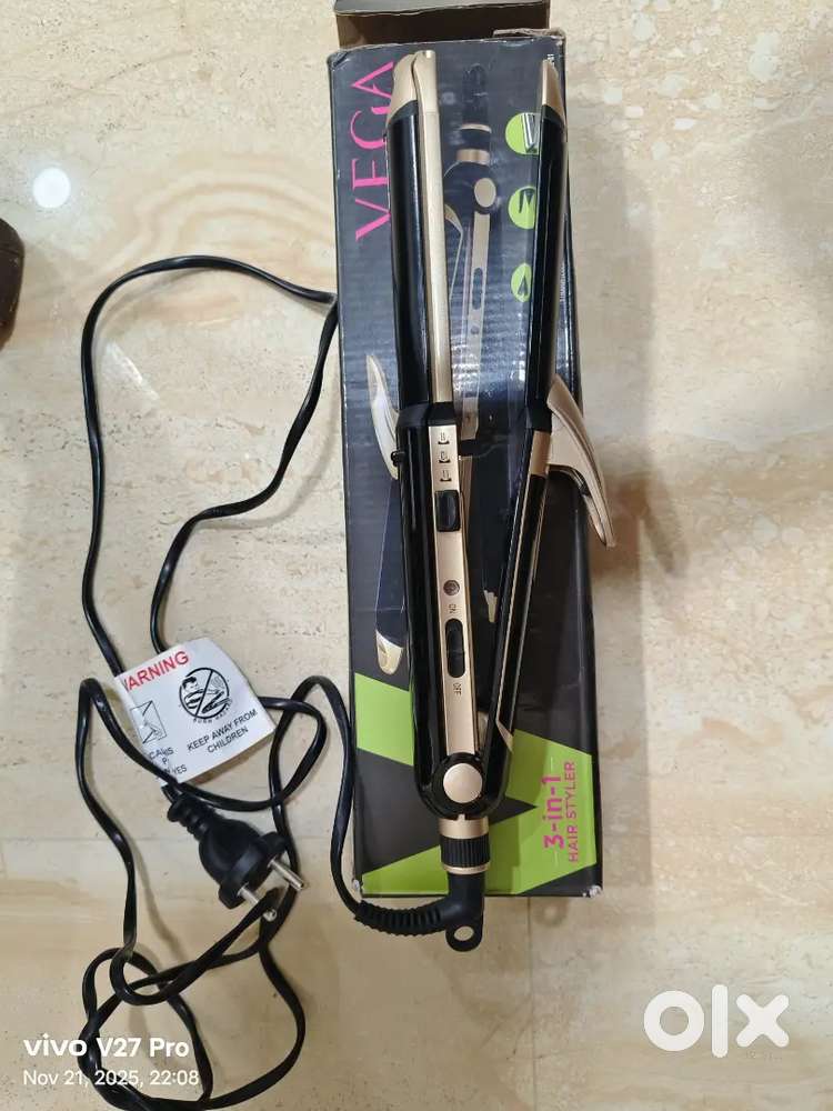Vega 3 in 1 Hairstyler (Straighten & curl)