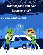 Urgently wanted car wash staff