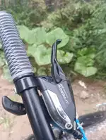 Condition of cycle is good break lever is slightly damaged