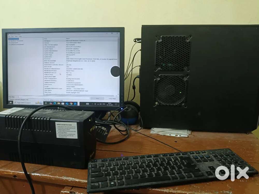 CPU and Monitor