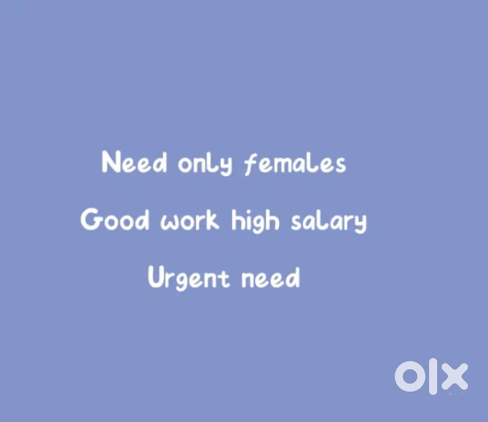 Only need females