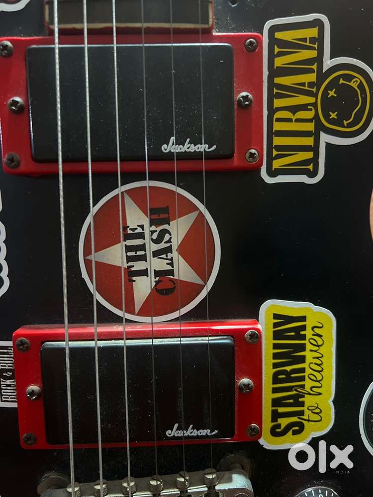 Electric custom guitar With jackson imported pickups