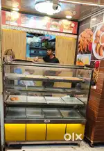 Stainless steel heavy duty Hot display counter 25k