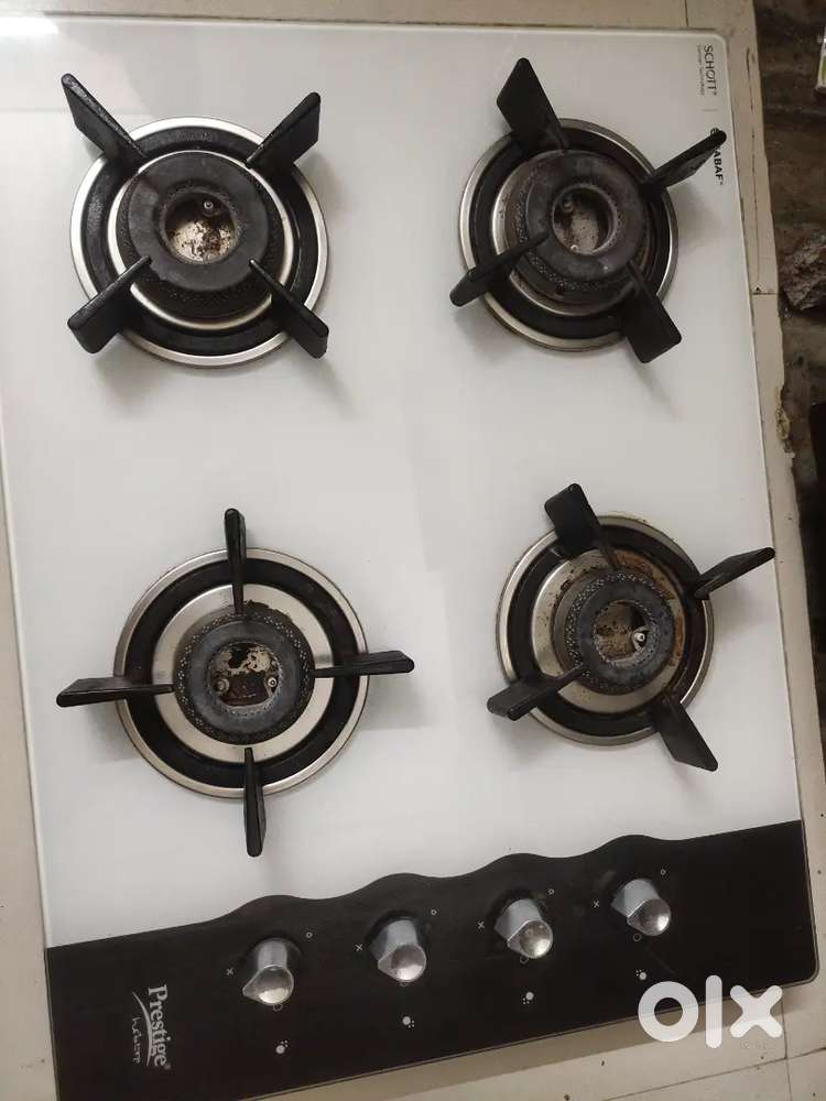 Prestige 4 burner Gas Stove Top Glass