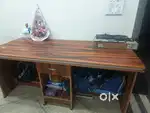 Long computer table, good condition, made by wooden, very useful,neat