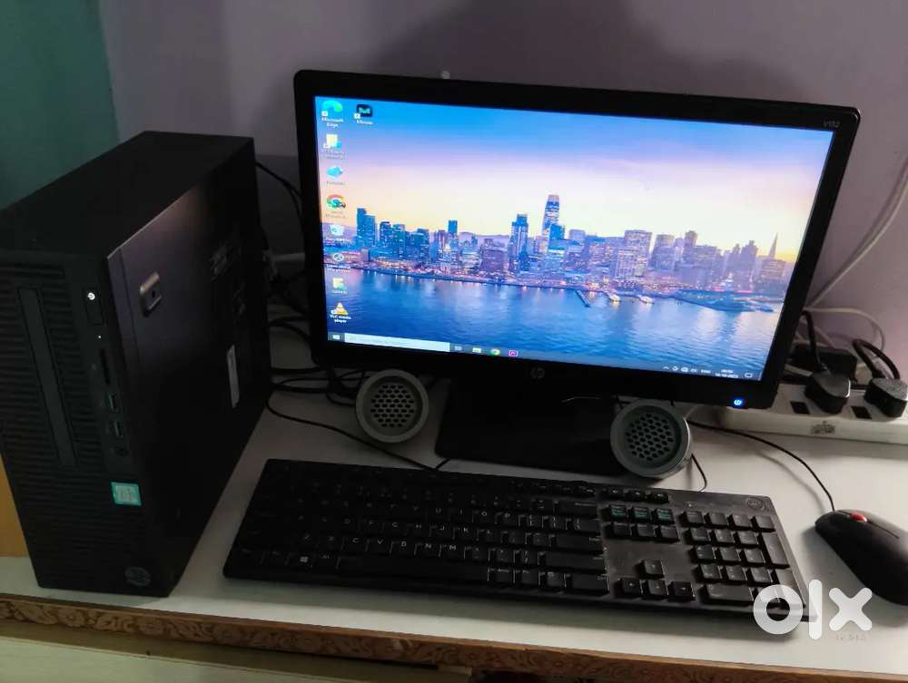 Hp moniter, cpu, and mouse, computer system for sell.