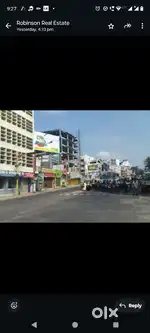 6.5 cent land for sale Thampanoor over bridge main road Frontage