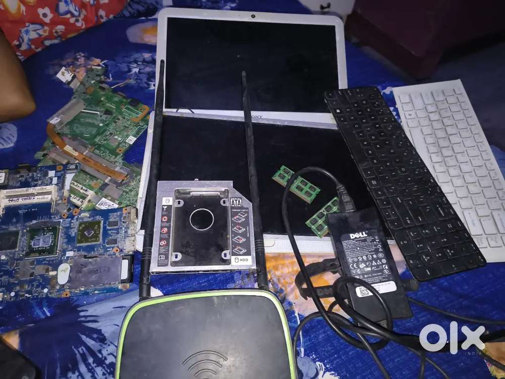 Sony, LG Laptop all original working accessories like display ram wifi