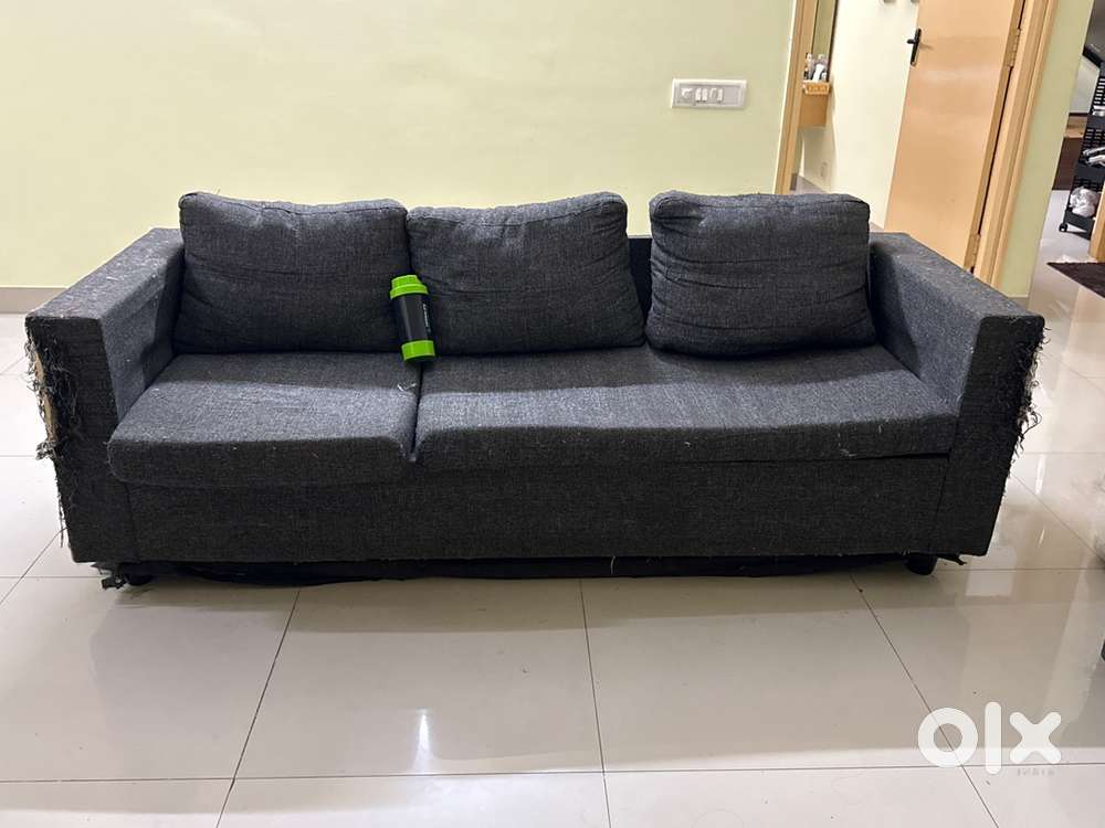 Sofa 3 seater + ottoman