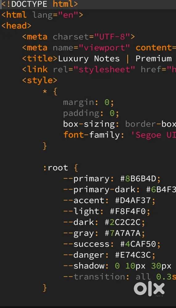 Expert HTML, CSS, JS Coding Service (1 Section/Page) by - JUST ₹500!