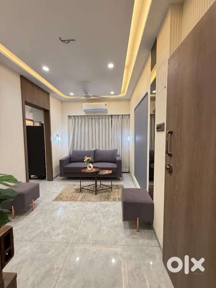 1bhk furnished flat with parking for sale at palghar west