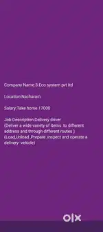 Hiring male's delivery boy in Tarnaka