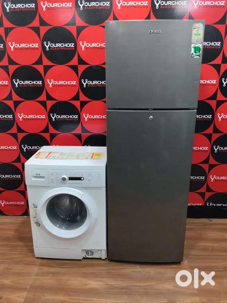 Croma double door refrigerator and IFB front load washing machine
