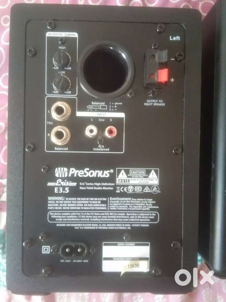 PrSonus Eris E3.5 Professional Studio Monitors