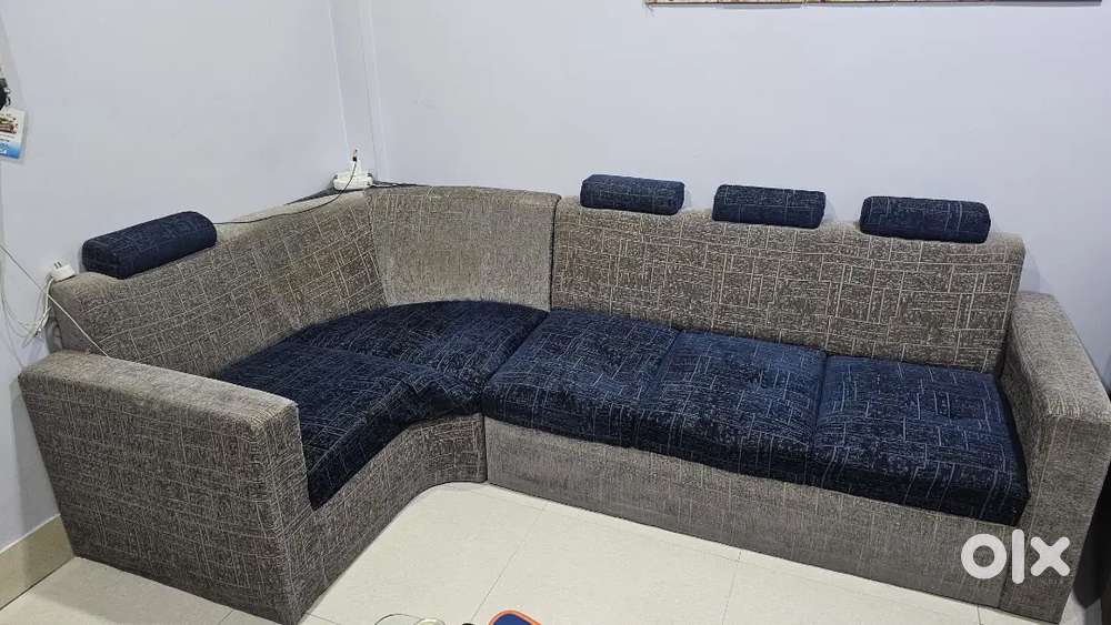 Five SEATER L shape sofa For sale
