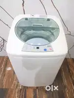 Haier white color top load fully automatic washing Machine