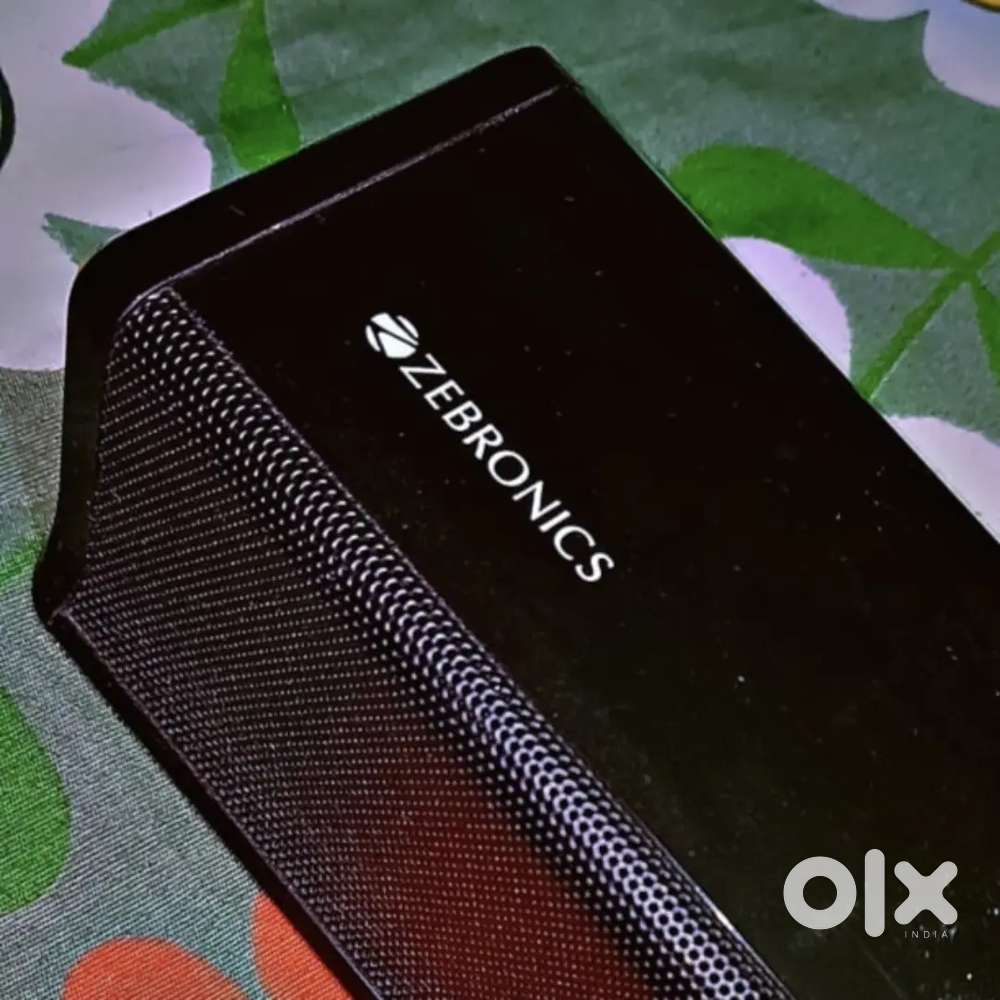 Zebronics 20W Soundbar, Rechargeable, Bluetooth 5.0, AUX,LED Indicator