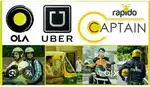Uber ola car auto bike taxi attachment
