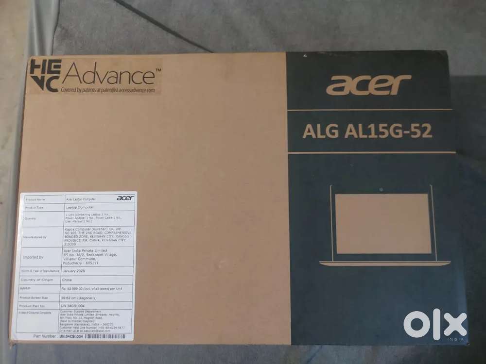 Acer ALG I5 12 generation rtx 3050
