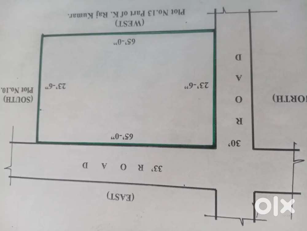 North east corner plot in Gundladlasingaram
