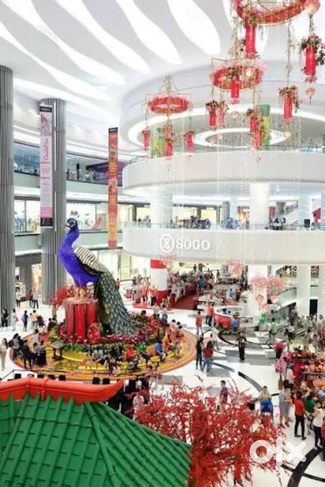 Helper and security job in shopping mall centre