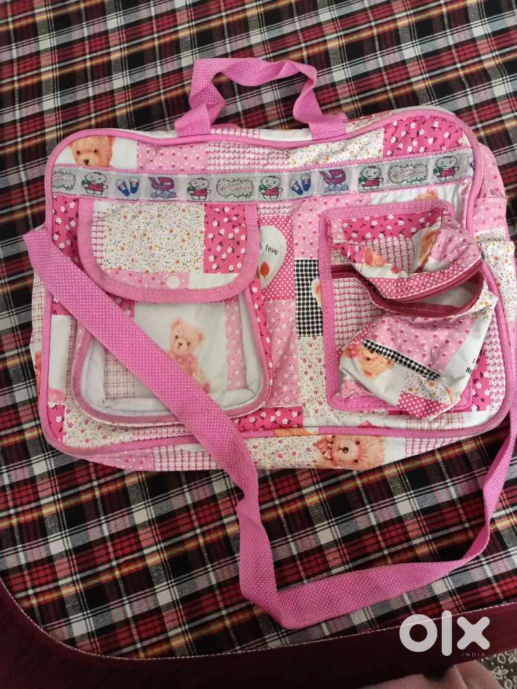 Baby bag next to new