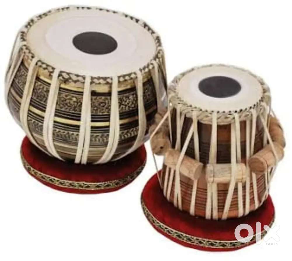 Wood Dayan & still Bayan Heavy Quality with Bag with Gaddi set
