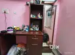 Computer table with wardrobe