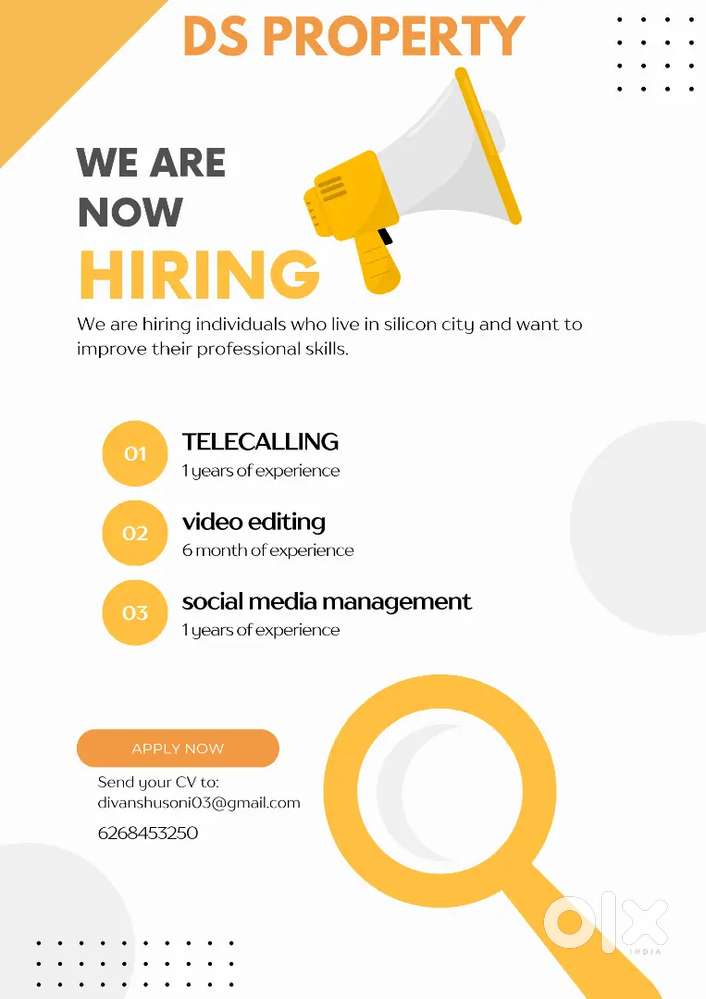 Telecaller job for real estate