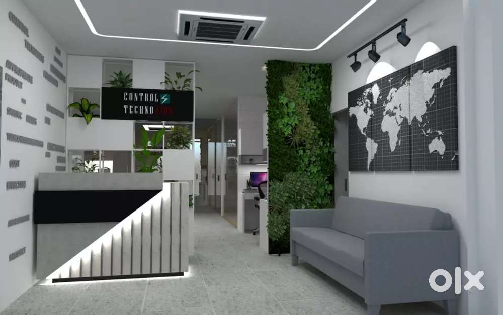 Fully furnished office on rent