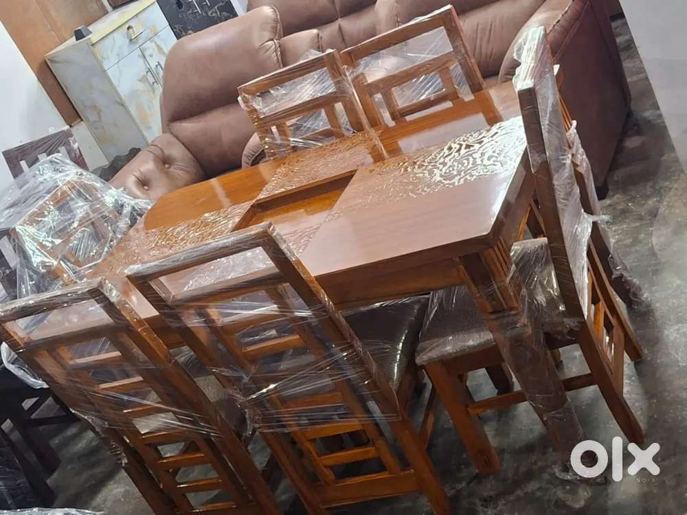 Brand new 6 seater wooden daining table at very affordable prices Cod