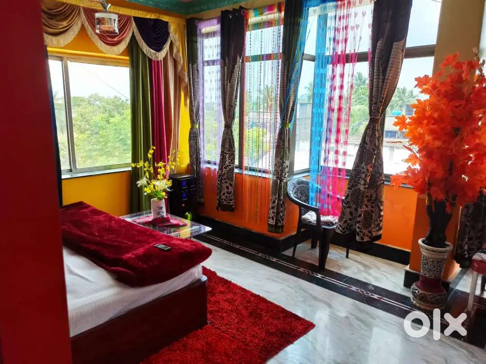 3BHK WELL FURNISHED NORTH EAST FACING FLAT IN PANSKURA STATION BAZAR