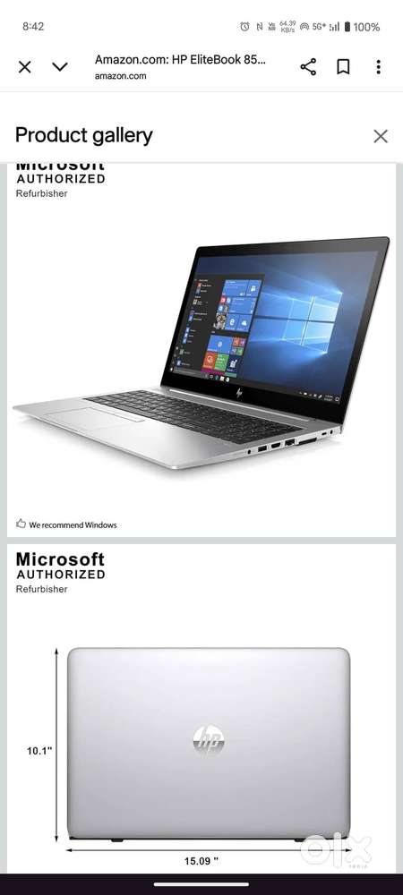 Hp laptop touchscreen with mew battery