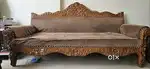Wooden sheesham Sofa, chair and dinning