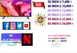 40  INCH SMART LED TV @ 10,999 /-