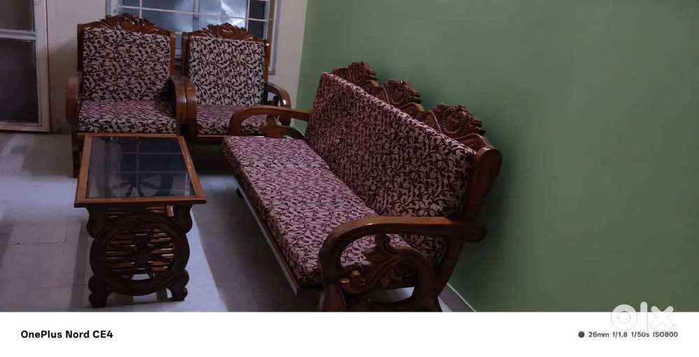 New Teak Wood Sofa set