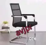 Ss frame visitors chair library chair office furniture