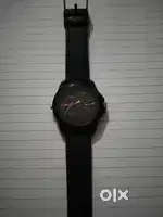 A fast-track watch in black and red colour