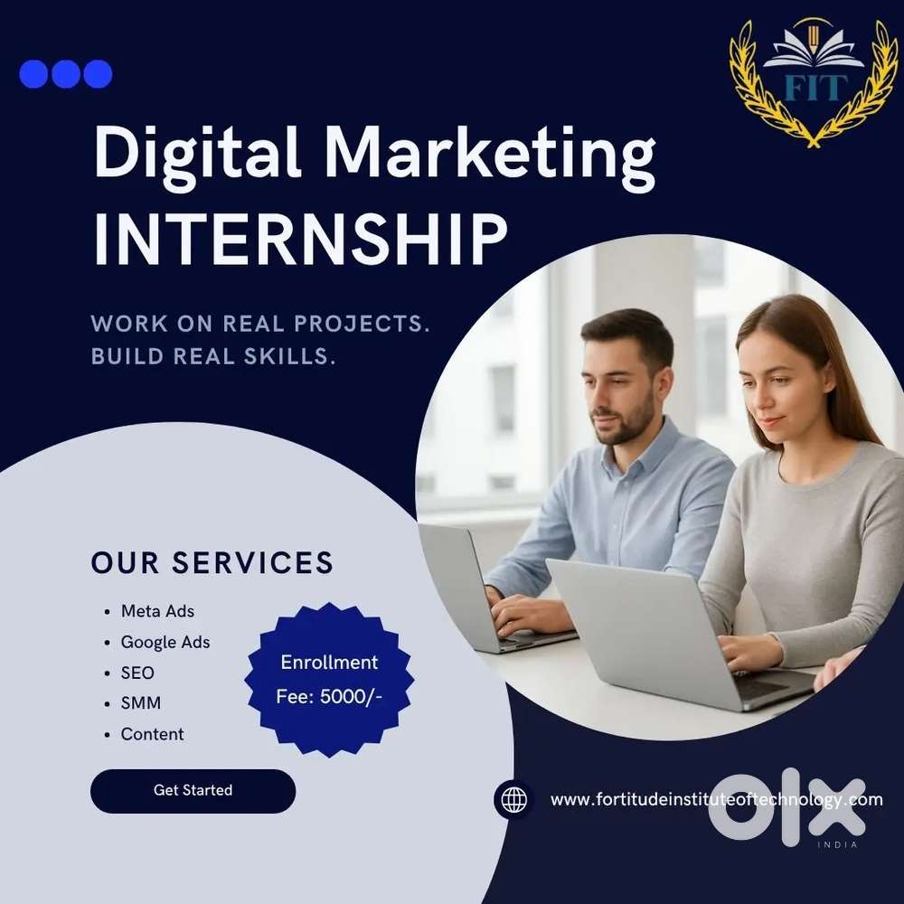Learn Digital Marketing  Internship With Certificate & Live Projects