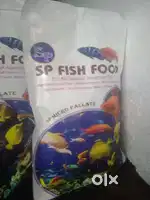 Packaging girl for SP Fish Food