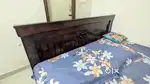 Double cot bed without mattress, Just 6months old, Looks like New