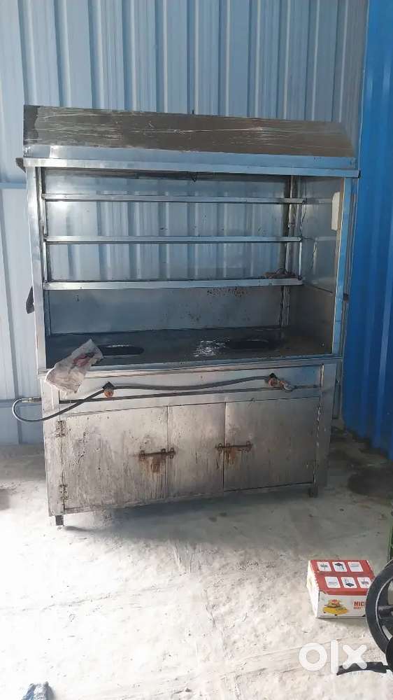 Counter tables and cash counter 10 chairs and other items for sale