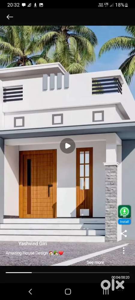 Need a painter for a small house painting  at Thrissur NO STAY