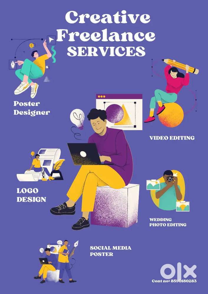 Poster design , logo , video editing, wedding photo editing