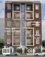 3bhk flats for sale at Tolichowki Mehboob Garden Colony near masjid