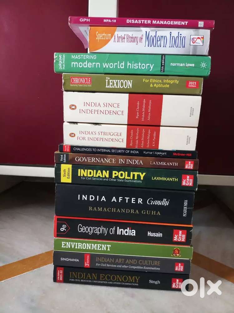 UPSC Pre + Mains and Computer Engineering Reference Books