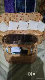 Bamboo Sofa Set (3+1+1) & Centre Table.