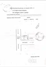 Tehsil Patta Residential Corner plot on 40 ft and 30 ft Road