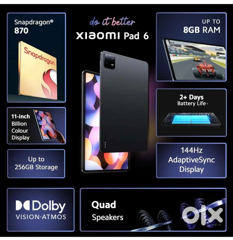 Xiaomi Pad 6, 8GB Ram , 256GB