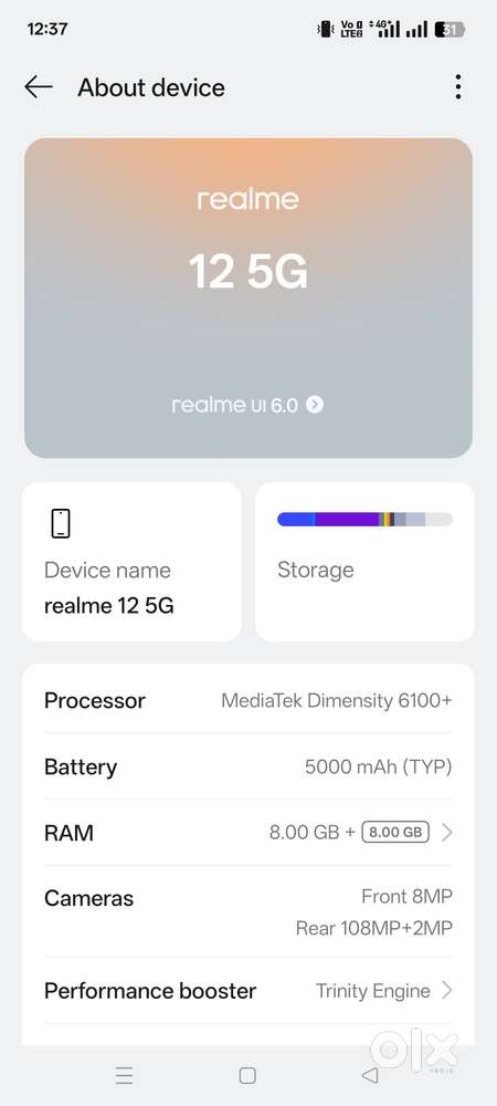 Realme 125g money problem emargency.
